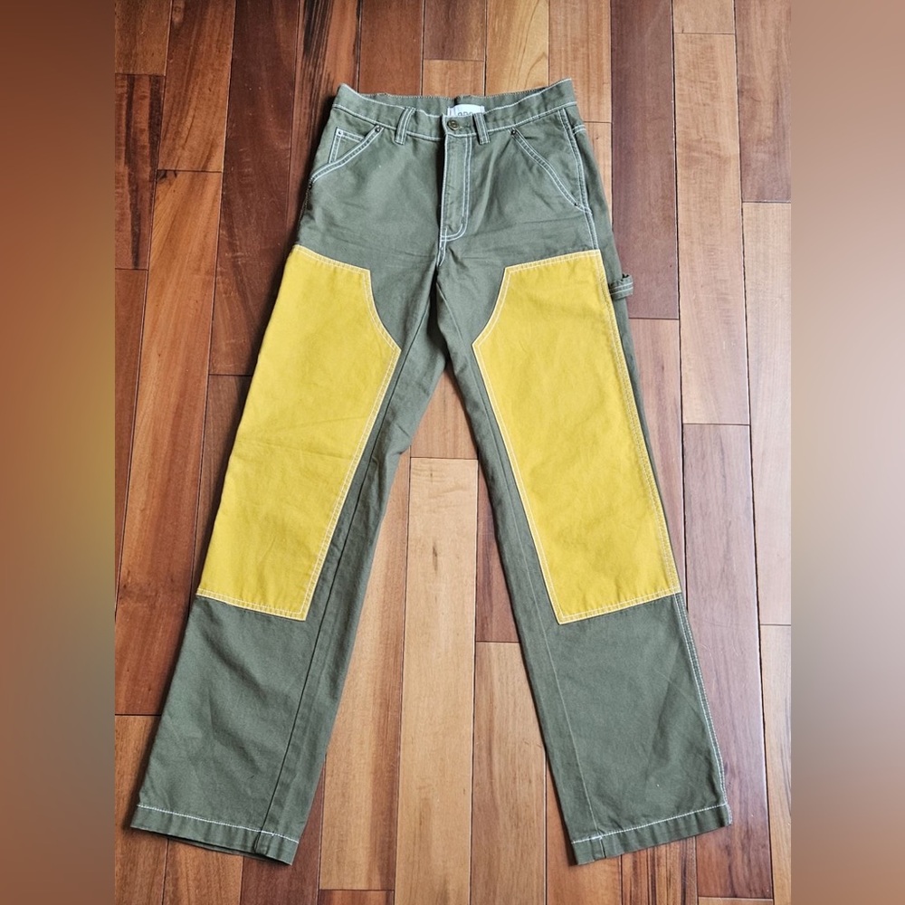 BDG Women’s Green and Yellow Pants